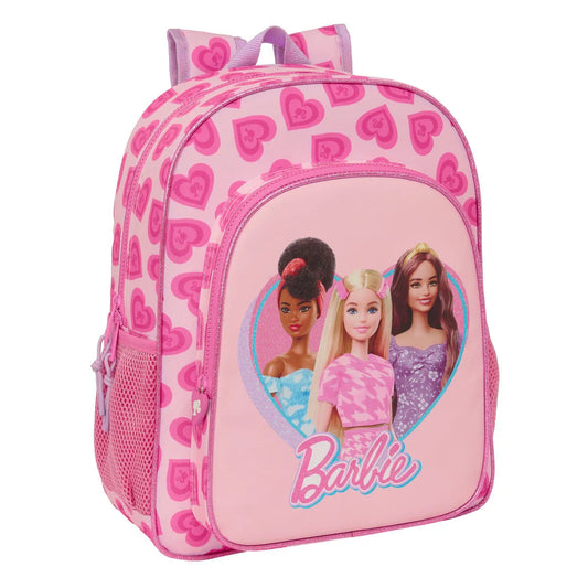 Školský Batoh Barbie Love Ružová 32 x 38 12 Cm - Kancelária a Kancelárske Potreby Vzdelávací Materiál