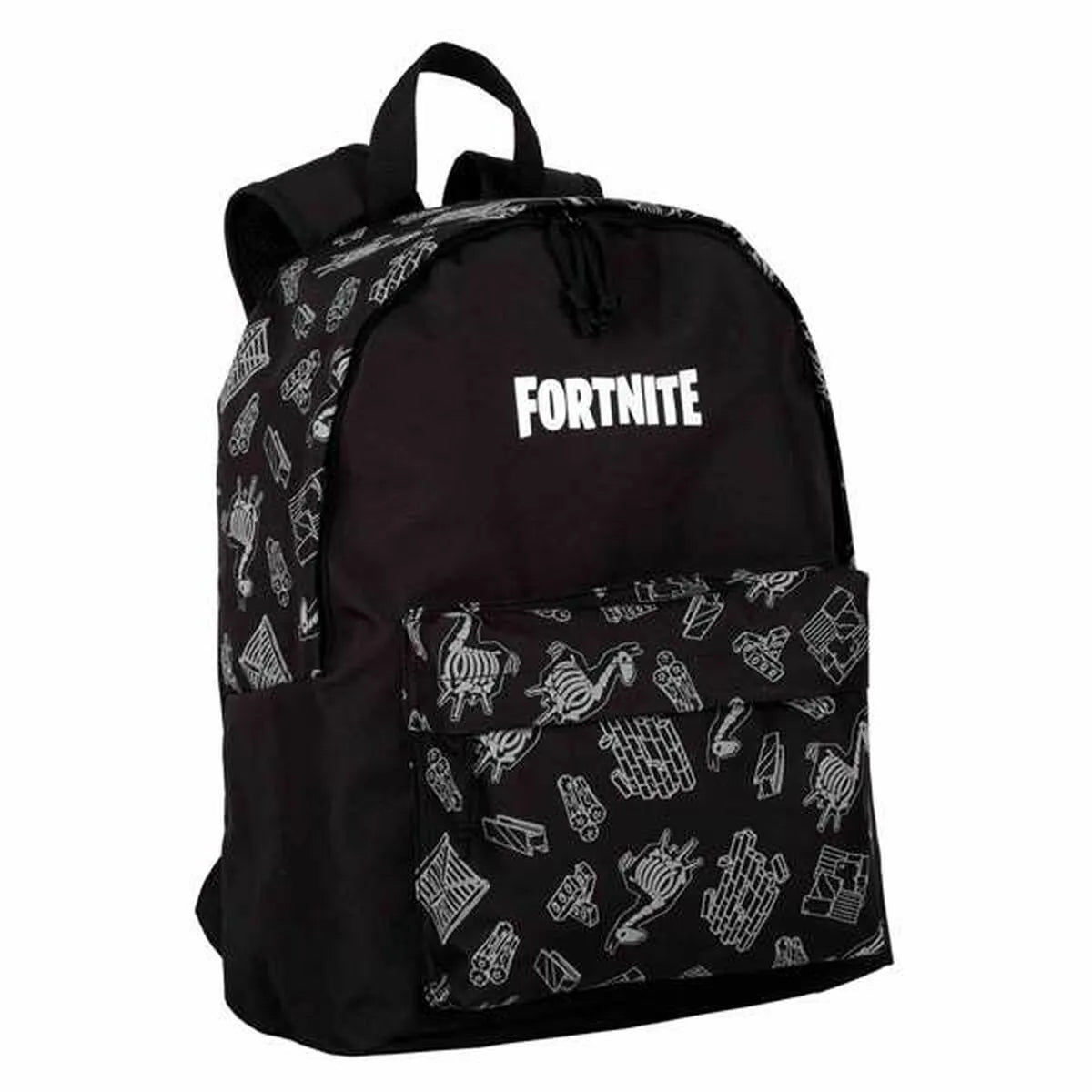 Školský Batoh Fortnite Dark Black čierna 41 x 31 13,5 Cm Reflexný - školské Batohy