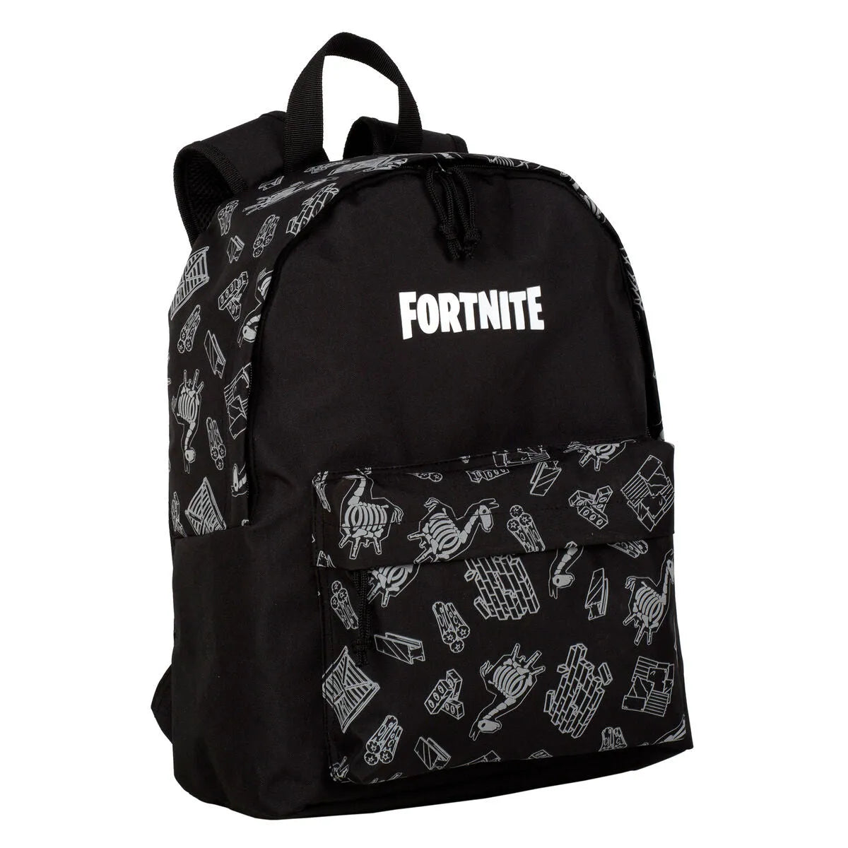 Školský Batoh Fortnite Dark Black čierna 41 x 31 13,5 Cm Reflexný - školské Batohy