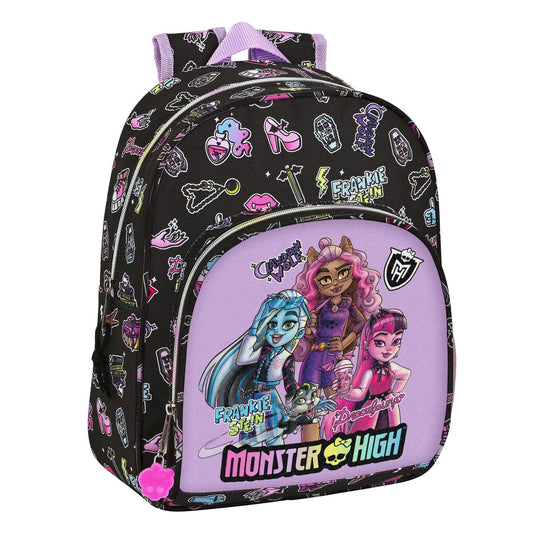 Školský Batoh Monster High Creep čierna 28 x 34 10 Cm - Kancelária a Kancelárske Potreby Vzdelávací Materiál