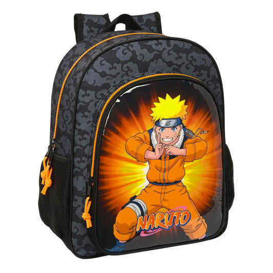 Školský Batoh Naruto 32 x 38 12 Cm čierna Oranžová - Kancelária a Kancelárske Potreby Vzdelávací Materiál