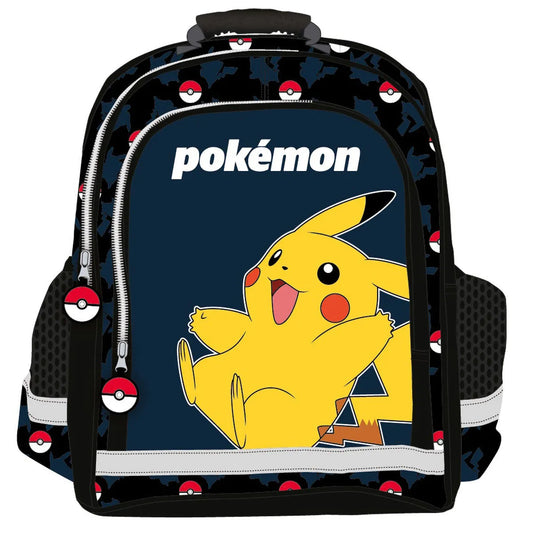 Školský Batoh Pokémon Pokeball Modrá čierna - školské Batohy