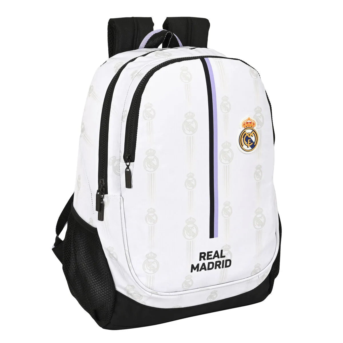 Školský Batoh Real Madrid C.f. čierna Biela (32 x 44 16 Cm) - Kancelária a Kancelárske Potreby Vzdelávací Materiál