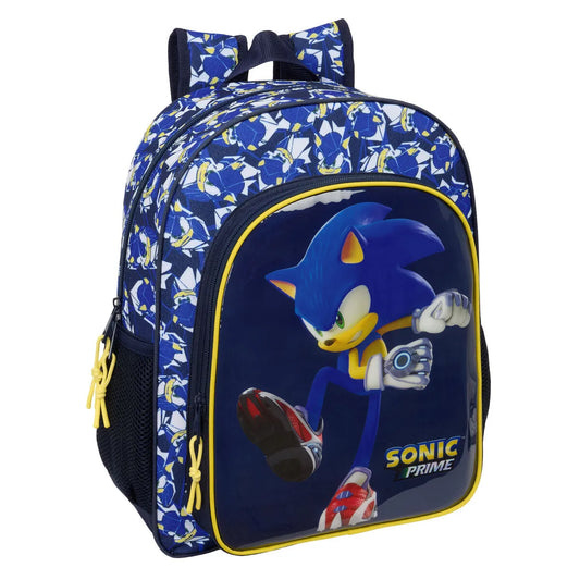 Školský Batoh Sonic City Modrá 32 x 38 12 Cm - Kancelária a Kancelárske Potreby Vzdelávací Materiál