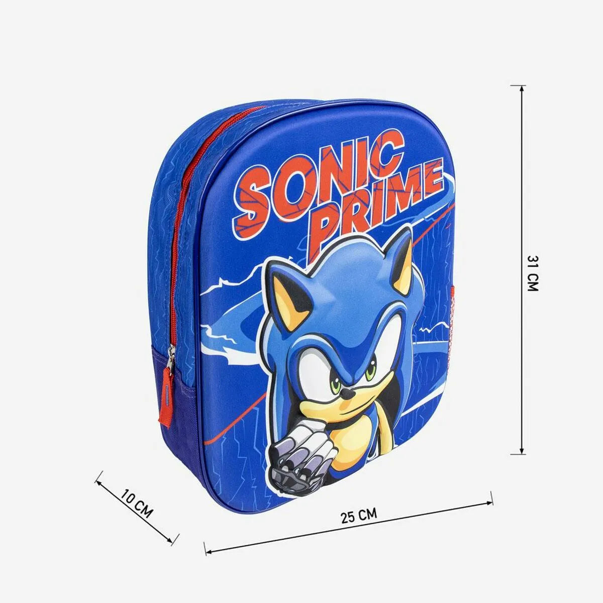 Školský Batoh Sonic Modrá 25 x 10 31 Cm - Kancelária a Kancelárske Potreby Vzdelávací Materiál