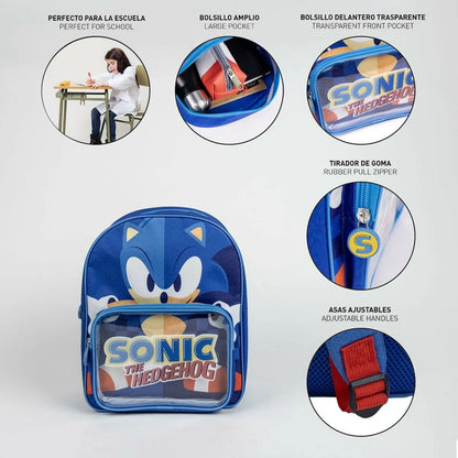 Školský Batoh Sonic Modrá 25 x 3 12 Cm - Kancelária a Kancelárske Potreby Vzdelávací Materiál