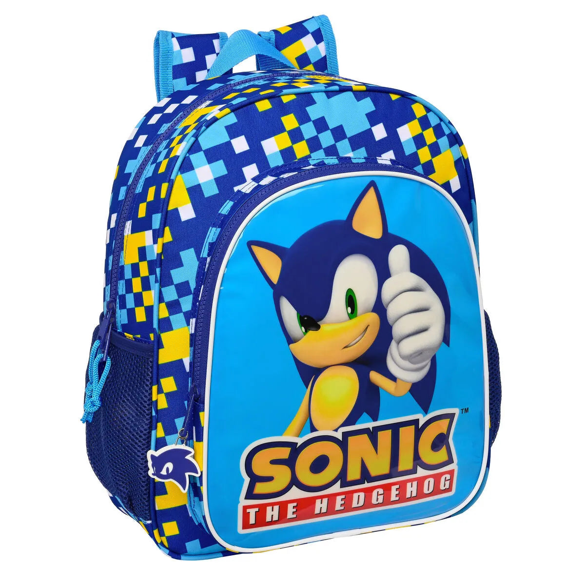 Školský Batoh Sonic Speed 32 x 38 12 Cm Modrá - Kancelária a Kancelárske Potreby Vzdelávací Materiál