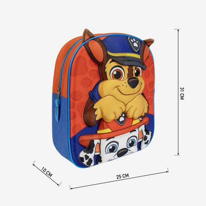 Školský Batoh The Paw Patrol Modrá 22 x 28 10 Cm - Kancelária a Kancelárske Potreby Vzdelávací Materiál