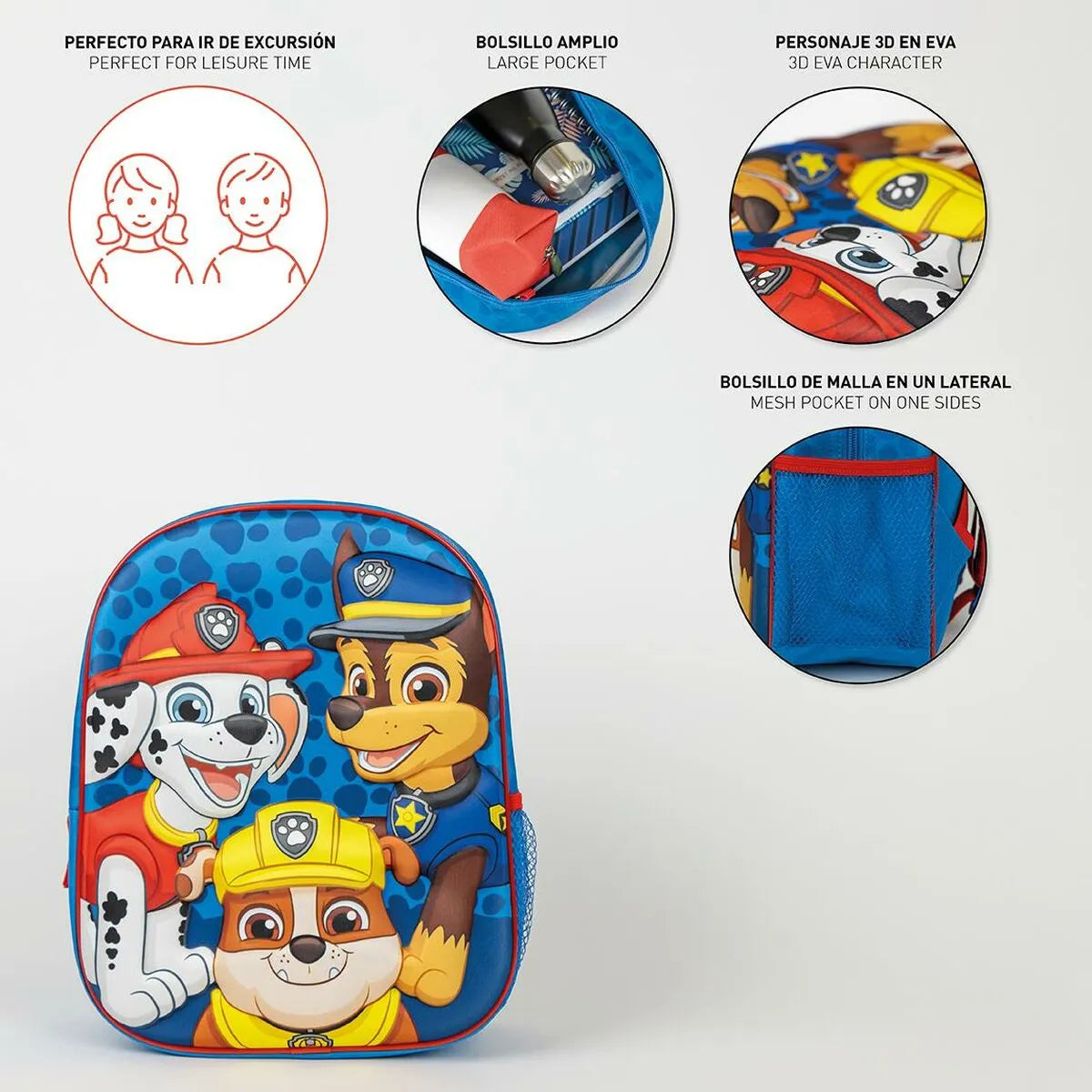 Školský Batoh The Paw Patrol Modrá 25 x 31 10 Cm - Kancelária a Kancelárske Potreby Vzdelávací Materiál