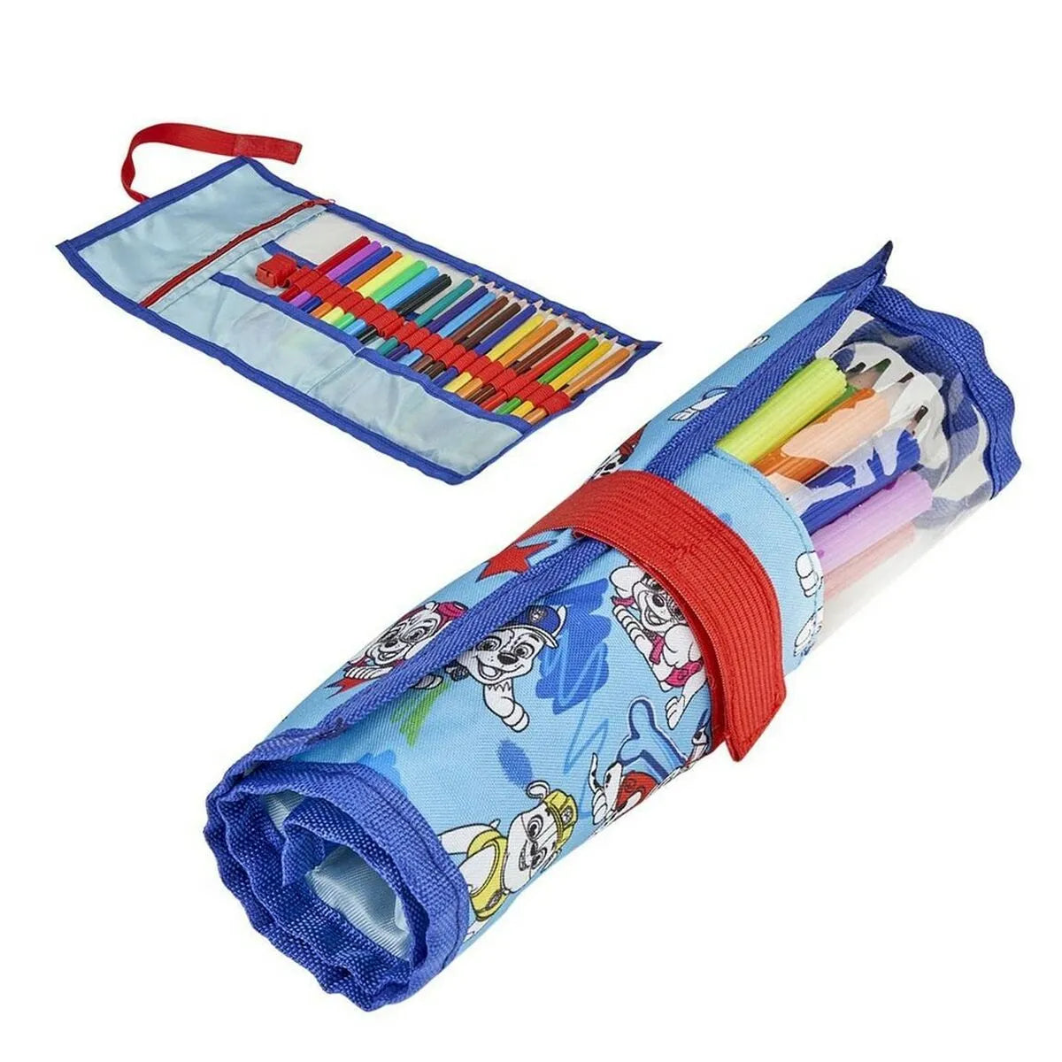 Školský Peračník s Náplňou The Paw Patrol Modrá (22 Pcs) - Peračníky Vybavením