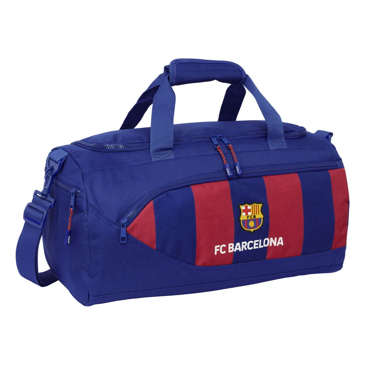 Športová Taška F.c. Barcelona 24/25 Hnedočervená Námornícka Modrá 50 x 25 Cm - športové Tašky