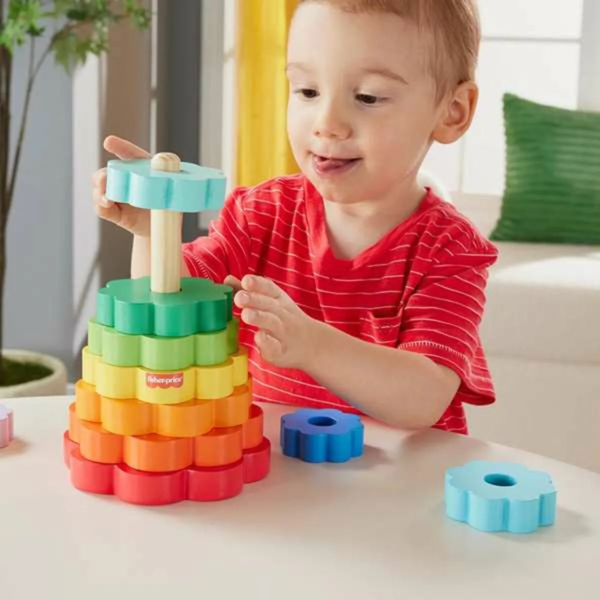 Stavacie Kocky Fisher Price 10 Kusy - Dieťa Hračky v Ranom Detstve