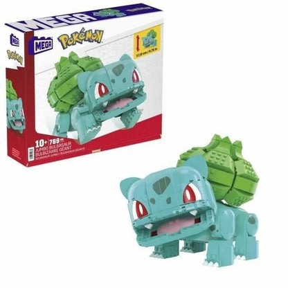 Stavbárska Súprava Pokémon Mega Construx - Jumbo Bulbasaur 789 Kusy - Hračky a Hry