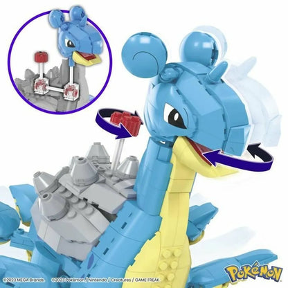 Stavbárska Súprava Pokémon Mega Construx - Lapras 527 Kusy - Hračky a Hry