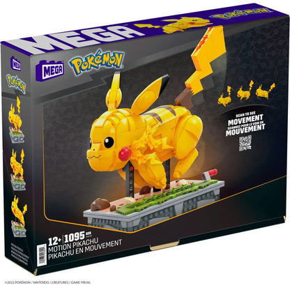 Stavbárska Súprava Pokémon Mega Construx - Motion Pikachu 1095 Kusy - Hračky a Hry