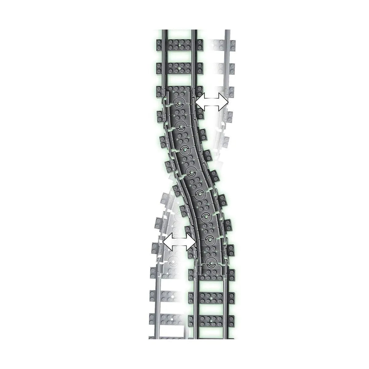 Stavebná Hra City Tracks And Curves Lego 60205 Sivá - Hračky a Hry