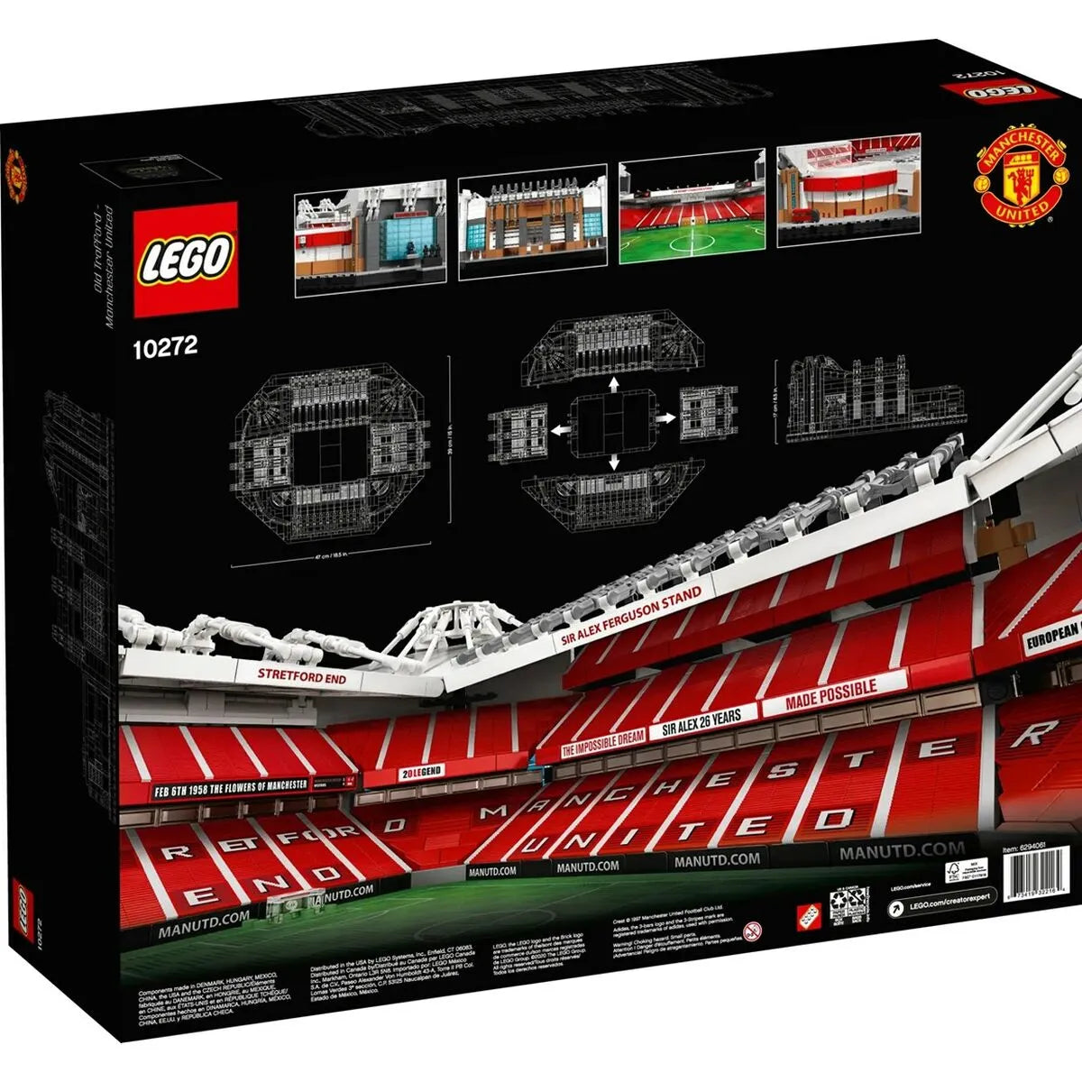 Stavebná Hra Lego 10272 Old Trafford - Manchester United čierna - Hračky a Hry