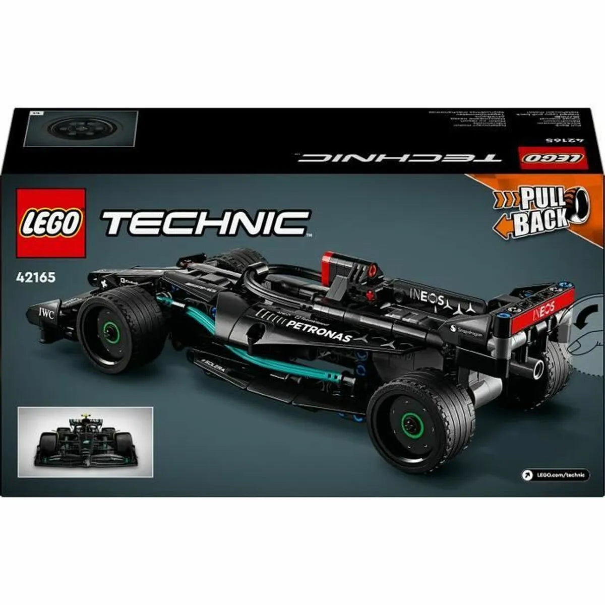 Stavebná Hra Lego 42165 Mercedes - Amg F1 W14 Pull Back