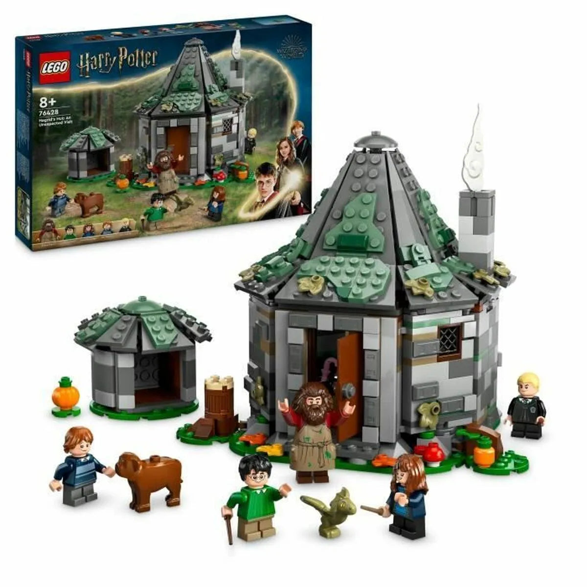 Stavebná Hra Lego Harry Potter 76428 Hagrid’s Cabin: An Unexpected Visit Viacfarebná