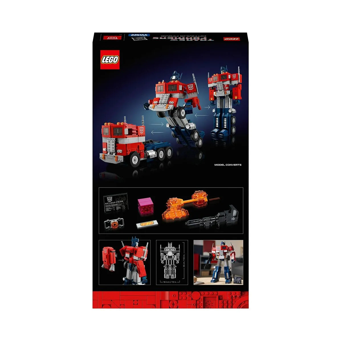 Stavebná Hra Lego Icons Optimus Prime Transformers