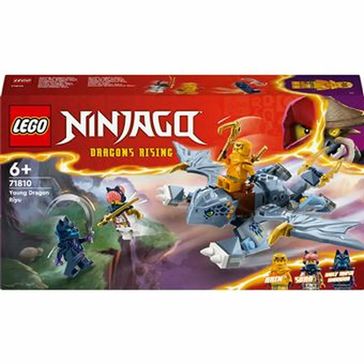 Stavebná Hra Lego Ninjago 71810 The Young Dragon Riyu Viacfarebná