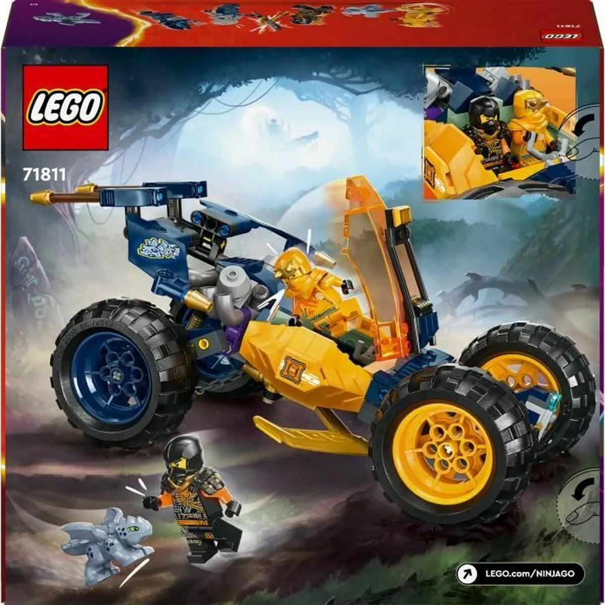 Stavebná Hra Lego Ninjago Arin’s Ninja Off-road Buggy - Hračky a Hry Bábiky Postavičky