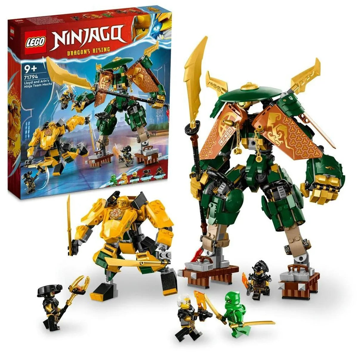 Stavebná Hra Lego Ninjago The Ninjas Lloyd And Arin Robot Team - Hračky a Hry Bábiky Postavičky