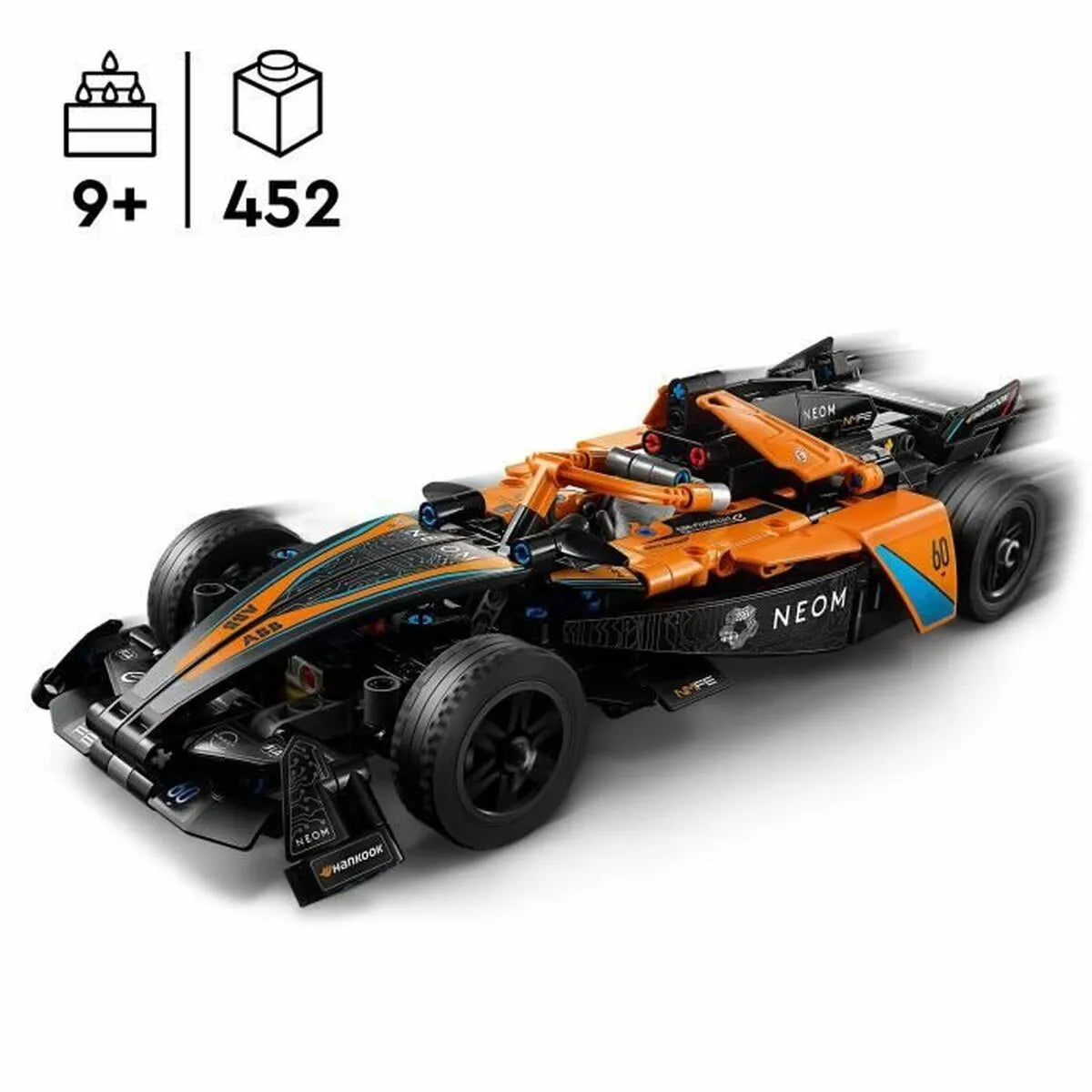 Stavebná Hra Lego Technic 42169 Neom Mclaren Formula e Race Car Viacfarebná