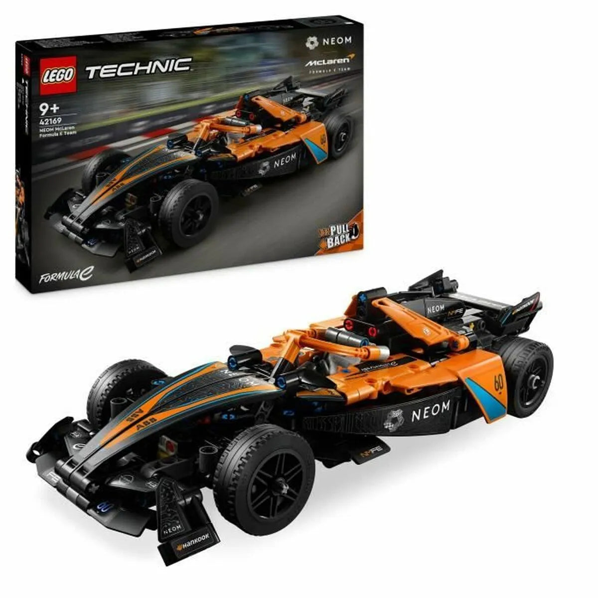 Stavebná Hra Lego Technic 42169 Neom Mclaren Formula e Race Car Viacfarebná