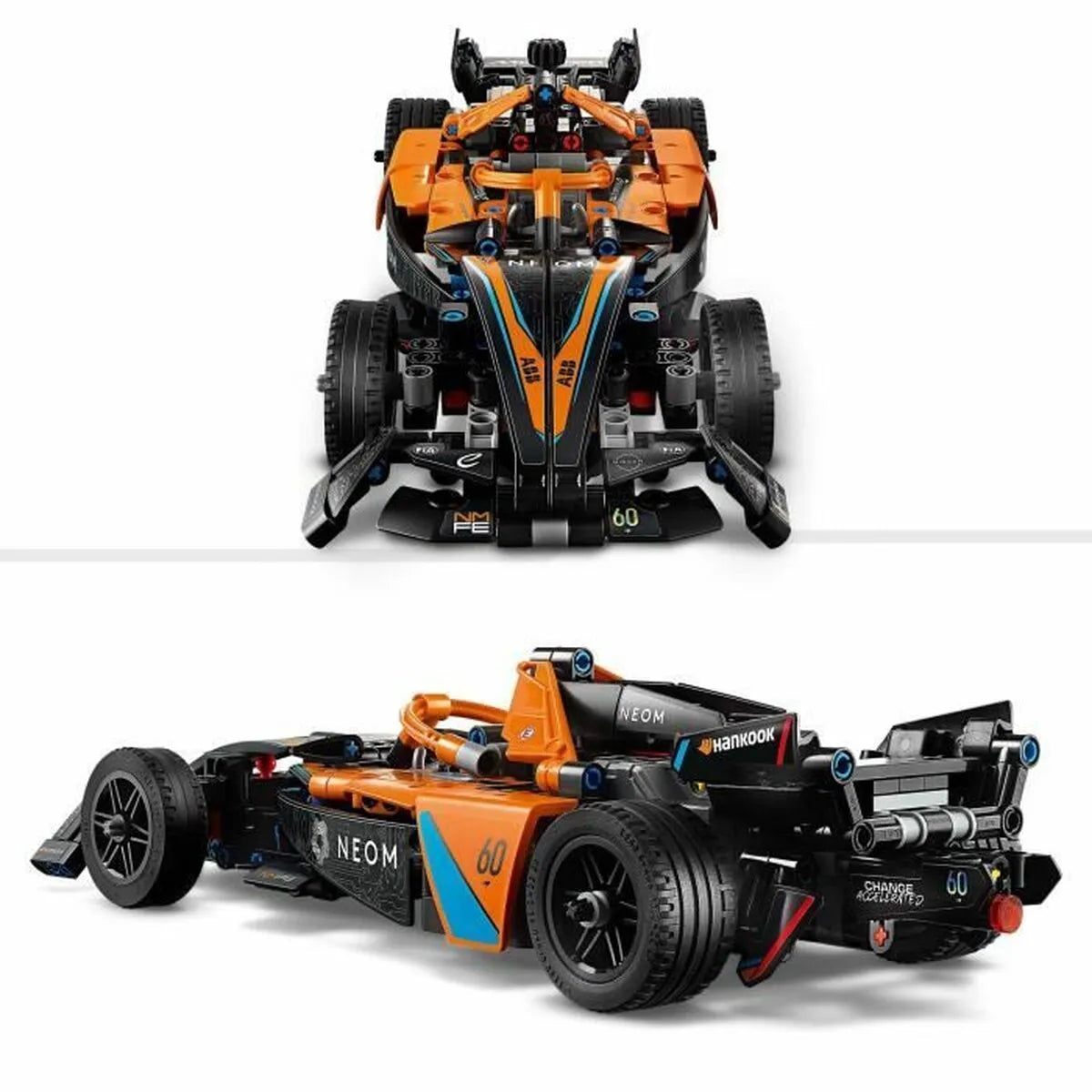 Stavebná Hra Lego Technic 42169 Neom Mclaren Formula e Race Car Viacfarebná