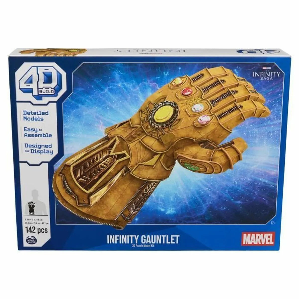 Stavebná Hra Marvel Infinity Gauntlet 142 Kusy 23,8 x 25,4 49,2 Cm Viacfarebná - Hračky a Hry