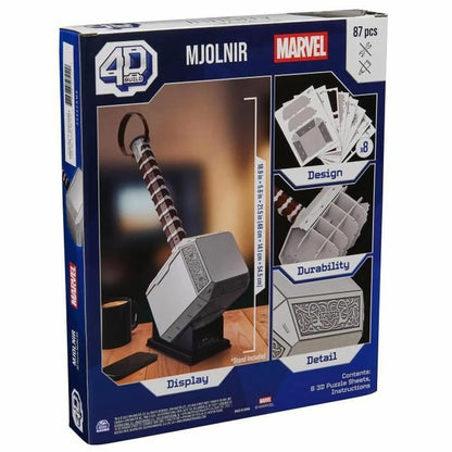 Stavebná Hra Marvel Mjolnir 87 Kusy 48 x 14 54,5 Cm Gaštanová Viacfarebná - Hračky a Hry