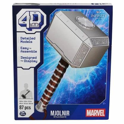 Stavebná Hra Marvel Mjolnir 87 Kusy 48 x 14 54,5 Cm Gaštanová Viacfarebná - Hračky a Hry