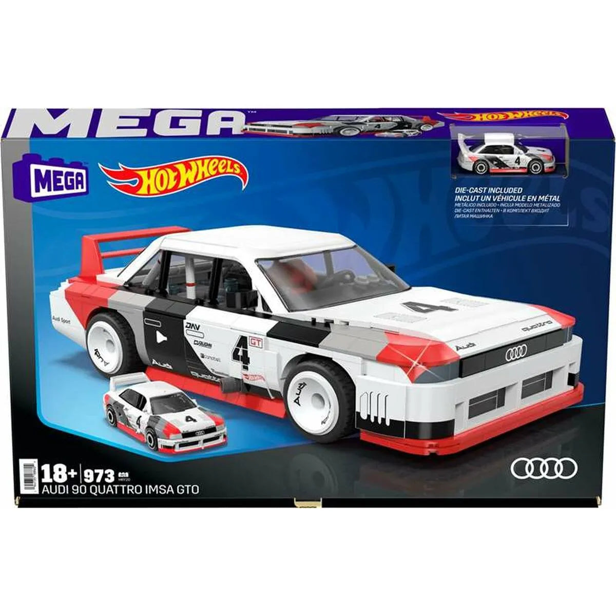 Stavebná Hra Mattel Audi 90 Quattro - Hračky a Hry