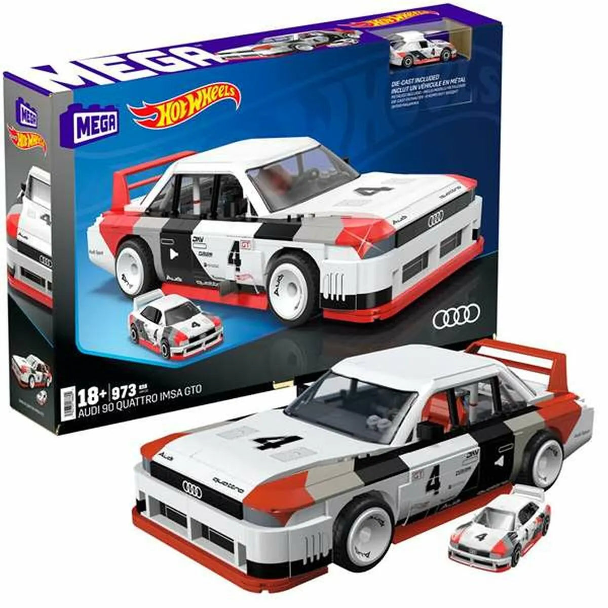 Stavebná Hra Mattel Audi 90 Quattro - Hračky a Hry