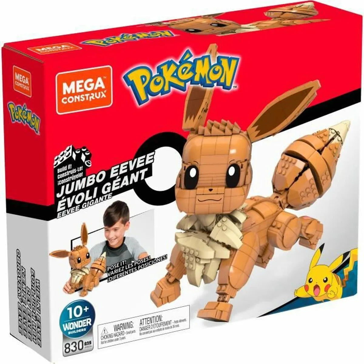 Stavebná Hra Pokémon Pokemon Eevee Giant 28 Cm - Hračky a Hry