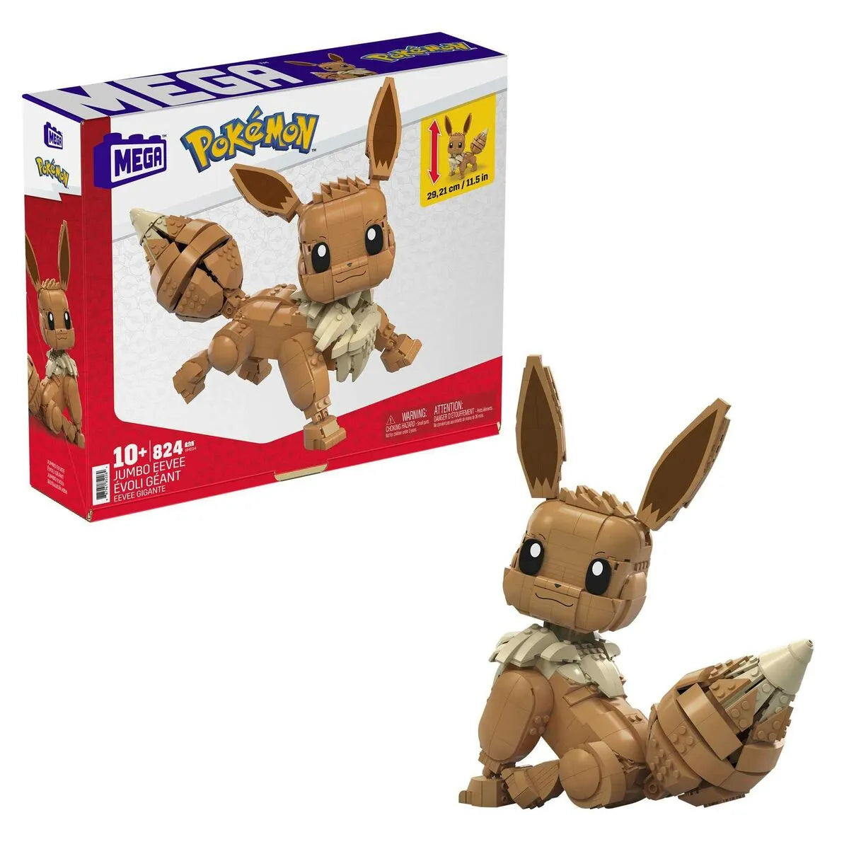 Stavebná Hra Pokémon Pokemon Eevee Giant 28 Cm - Hračky a Hry