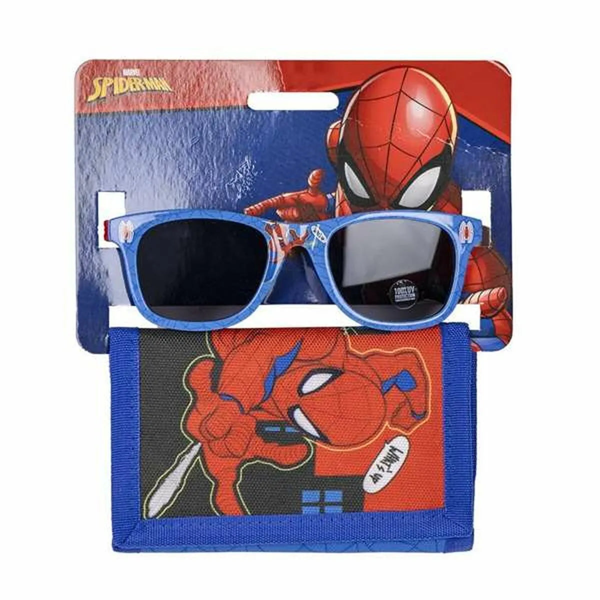 Sunglasses And Wallet Set Spider-man 2 Kusy Modrá - Slnečné Okuliare