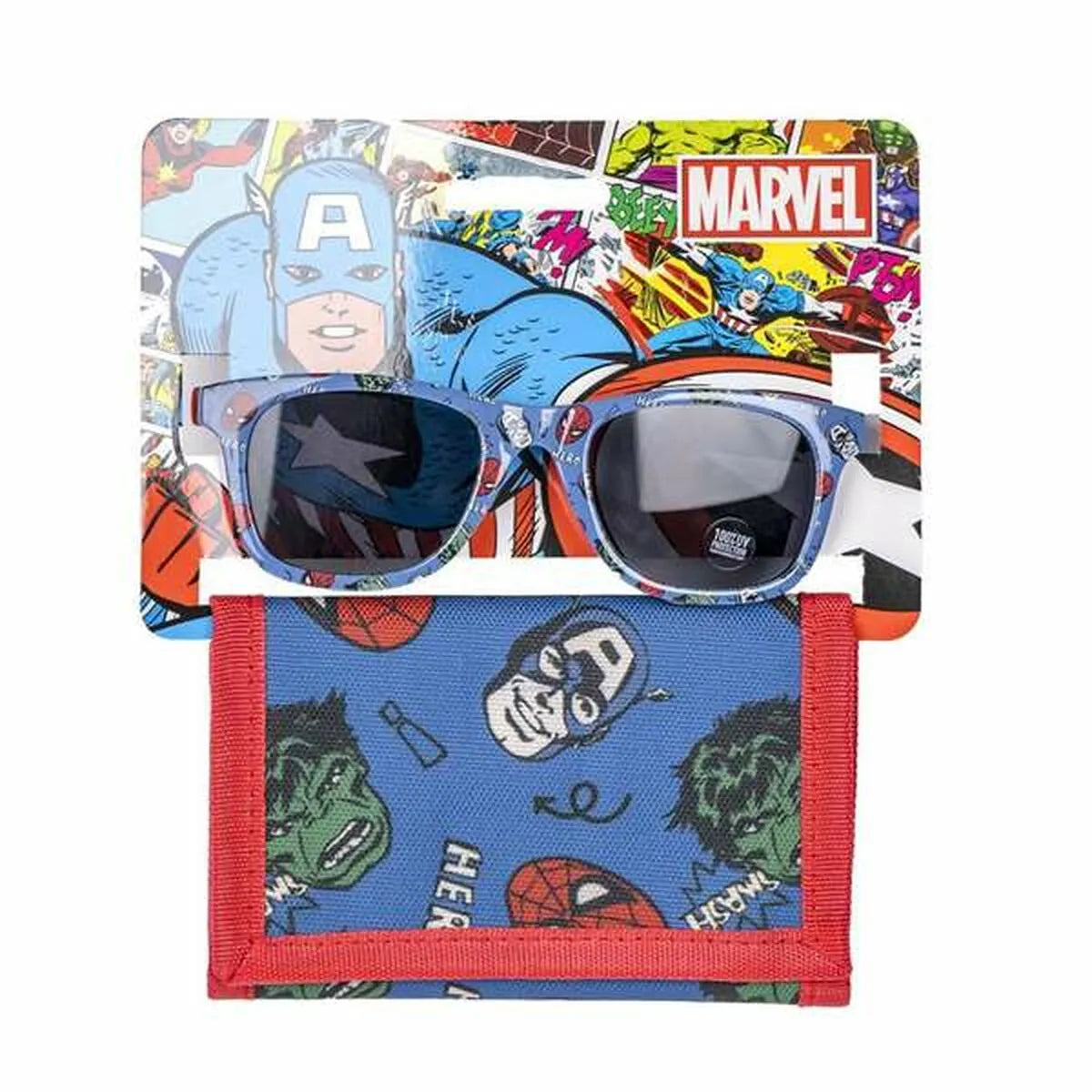 Sunglasses And Wallet Set The Avengers 2 Kusy Modrá - Batožina Peňaženky Peňaženky na Drobné a Puzdra Karty