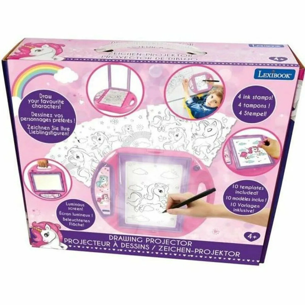 Súprava na Kreslenie Lexibook Unicorn Drawing Projector - Súpravy