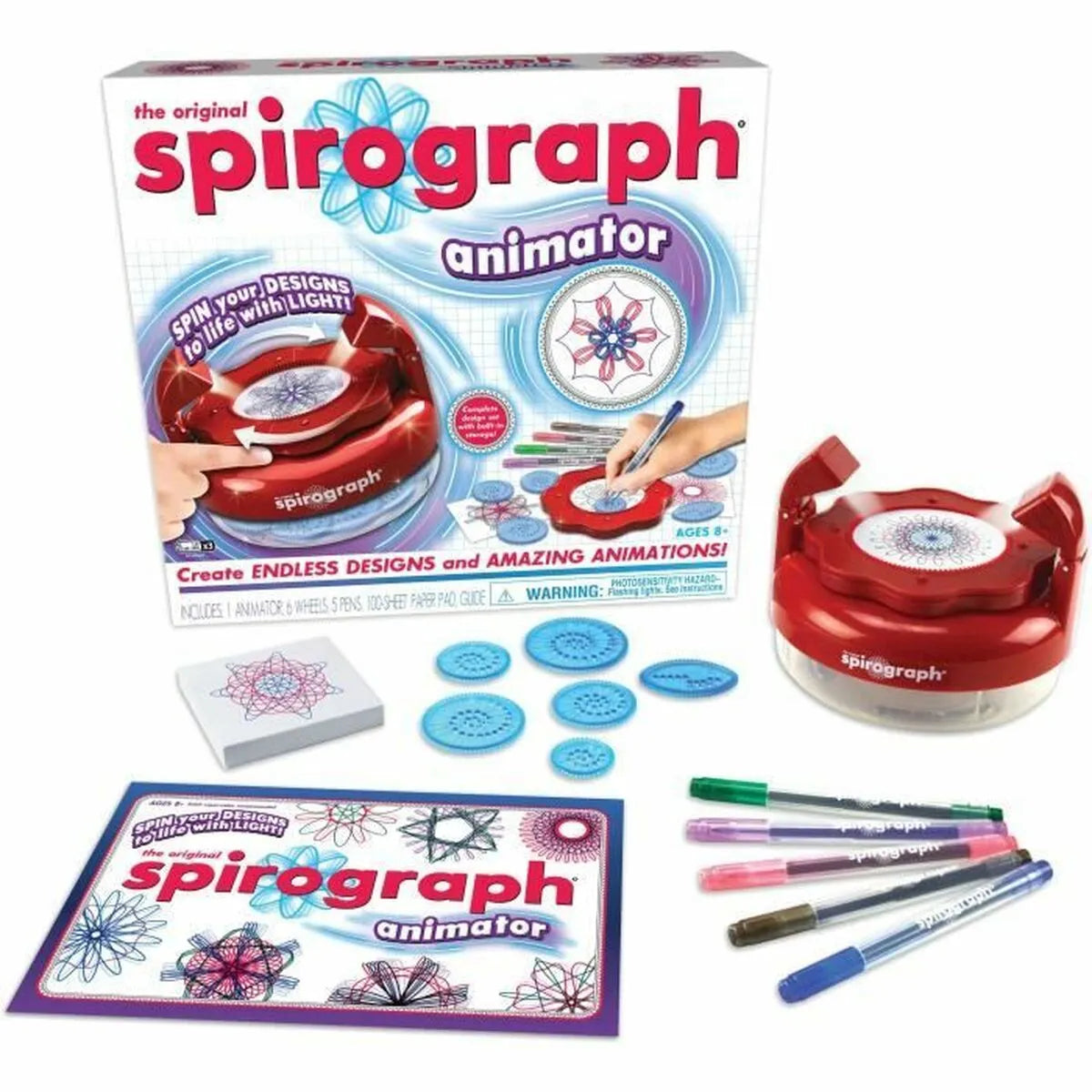 Súprava na Kreslenie Spirograph Silverlit Animator - Hračky a Hry Tvorivé činnosti