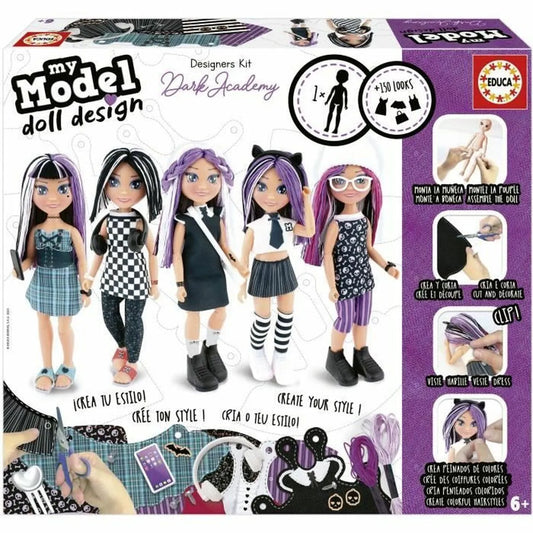 Súprava na Ručné Práce Educa my Model Doll Design Moon Fashion Style - Hračky a Hry Tvorivé činnosti