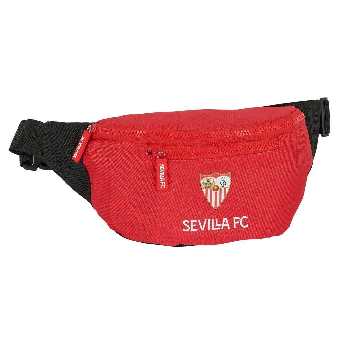 Taška Sevilla Fútbol Club čierna červená športový 23 x 12 9 Cm - ľadvinky