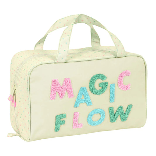 Taška do školy Glow Lab Magic Flow Béžová (31 x 14 19 Cm) - Kancelária a Kancelárske Potreby školský Vzdelávací Materiál