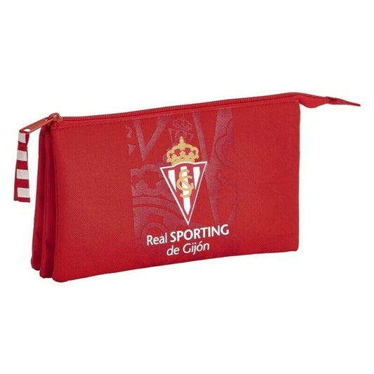 Taštička Real Sporting De Gijón 811972744 červená (22 x 12 3 Cm) - Kancelária a Kancelárske Potreby školský