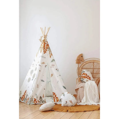 Teepee Stan s Podložkou - Lesní Priatelia - Moi Mili