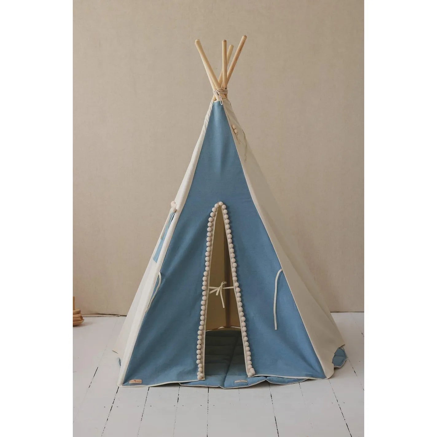 Teepee Stan s Podložkou - Svetlomodrý - Moi Mili