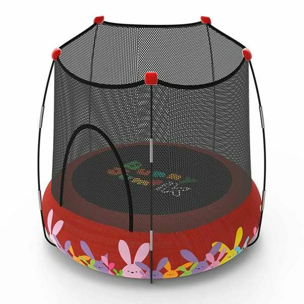 Trampolína Pl0080 červená (120 x 35 Cm) - Hračky na Záhradu - Bigbuy Fun