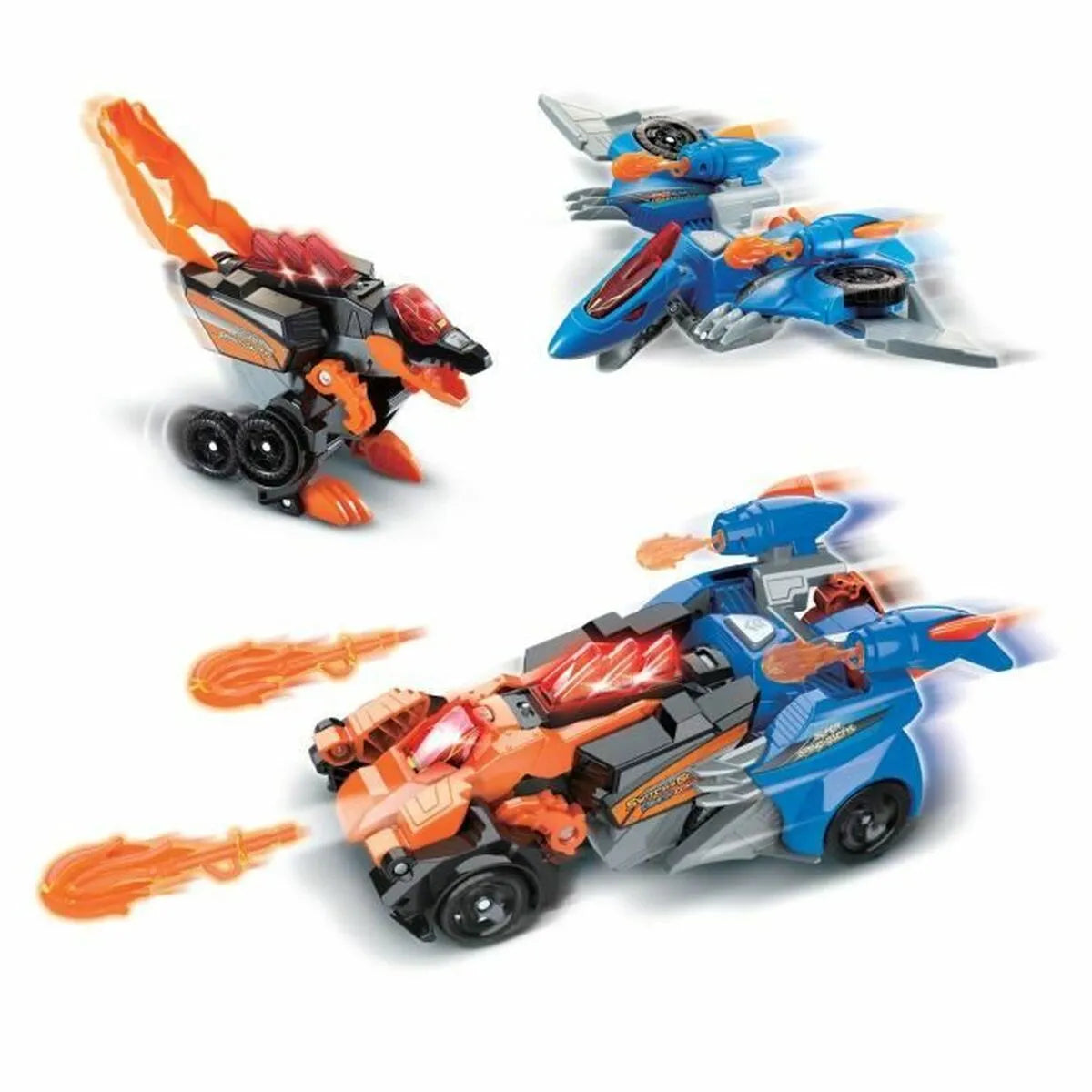 Transformovateľný Super Robot Vtech Switch & Go Dinos Combo: Super Spino-dactyl 2 In 1 Dinosaurus - Hračky a Hry