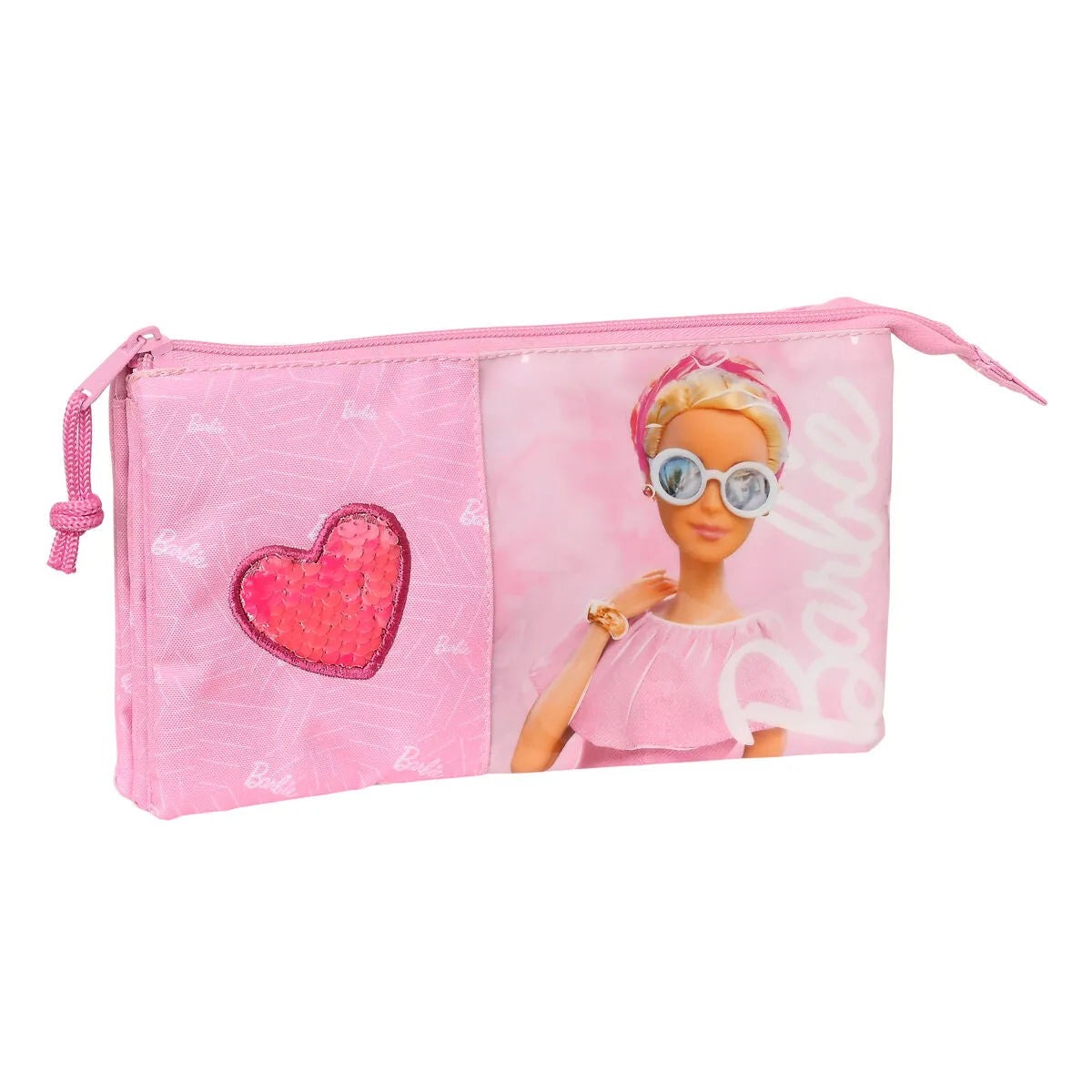 Trojitý Peračník Barbie Girl Ružová 22 x 12 3 Cm - Peračníky Trojité